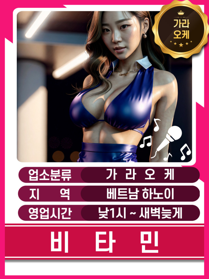 하노이 비타민 가라오케 가격표