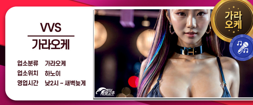 하노이 VVS 가라오케 코스 안내