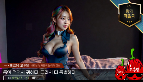 하노이 황제 때밀이 주의사항