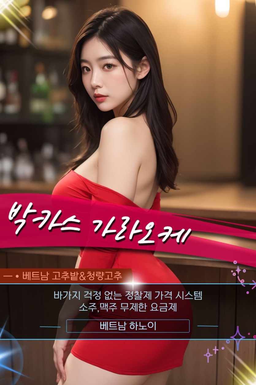 하노이 박카스 가라오케 코스 세부 및 홍보사진