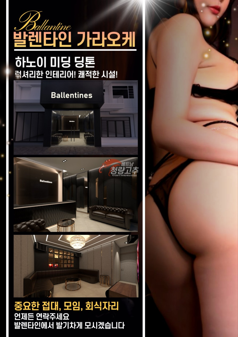 하노이 발렌타인 가라오케 문의 방법 및 홍보사진