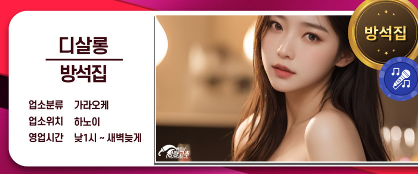 하노이 디살롱(D SALON) 방석집 매장 간략정보 사진