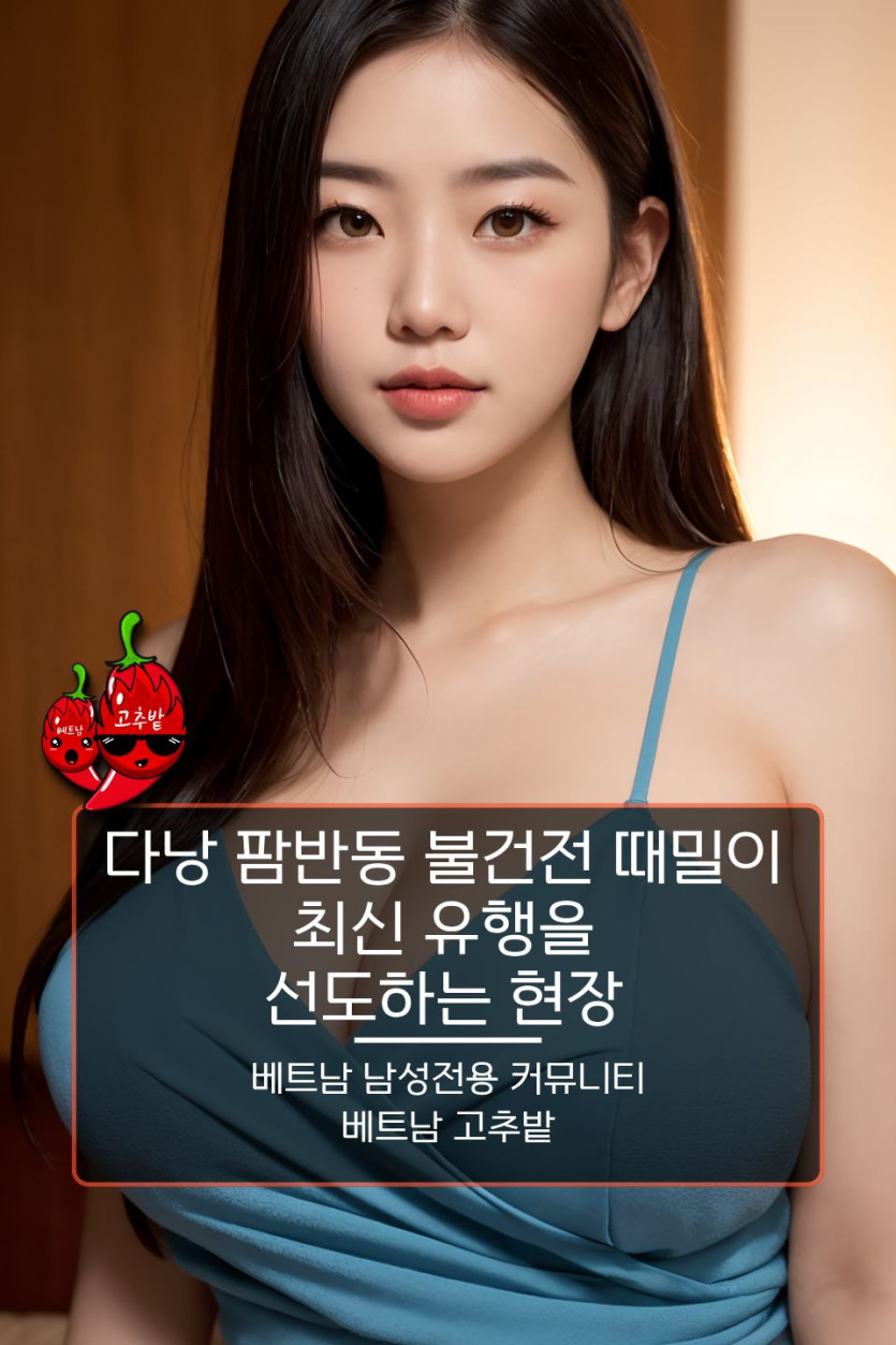 다낭 팜반동 불건전 때밀이 최신 유행을 선도하는 현장