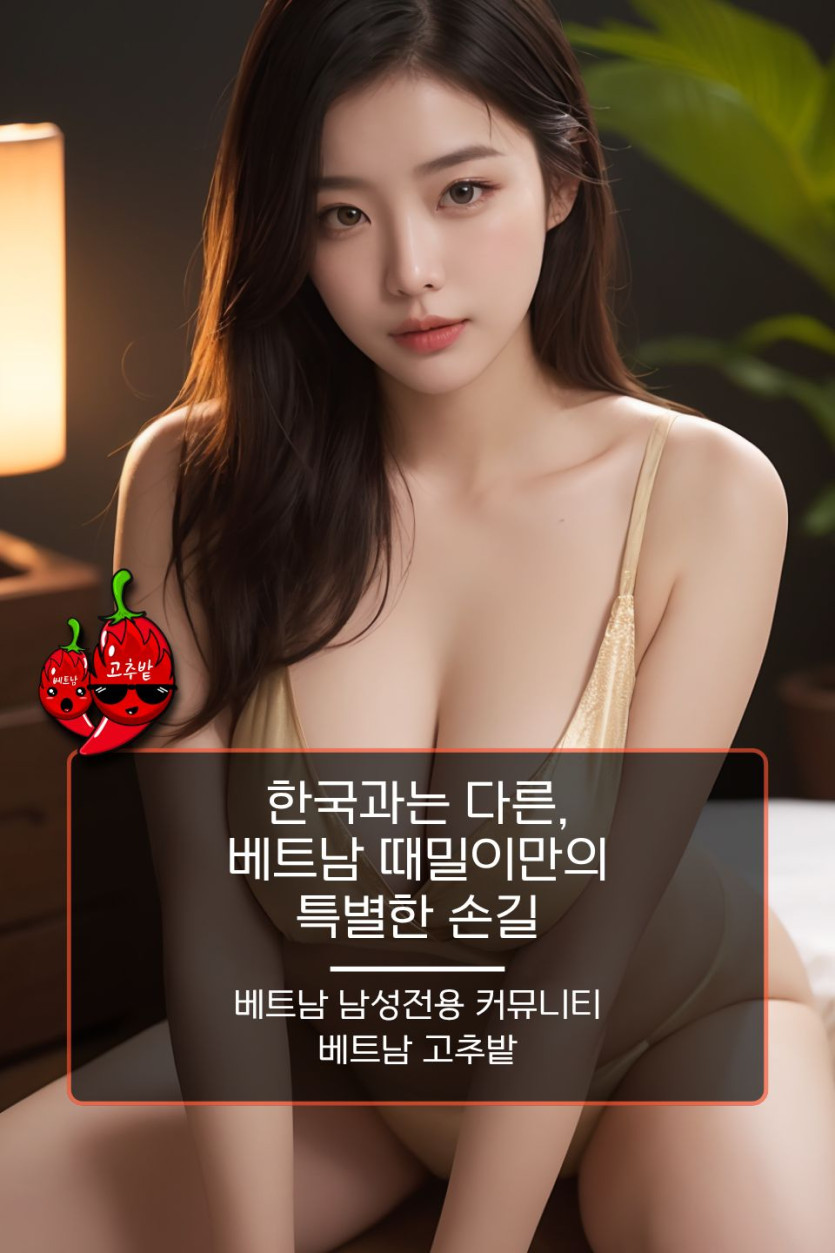 베트남 때밀이 서비스 과정