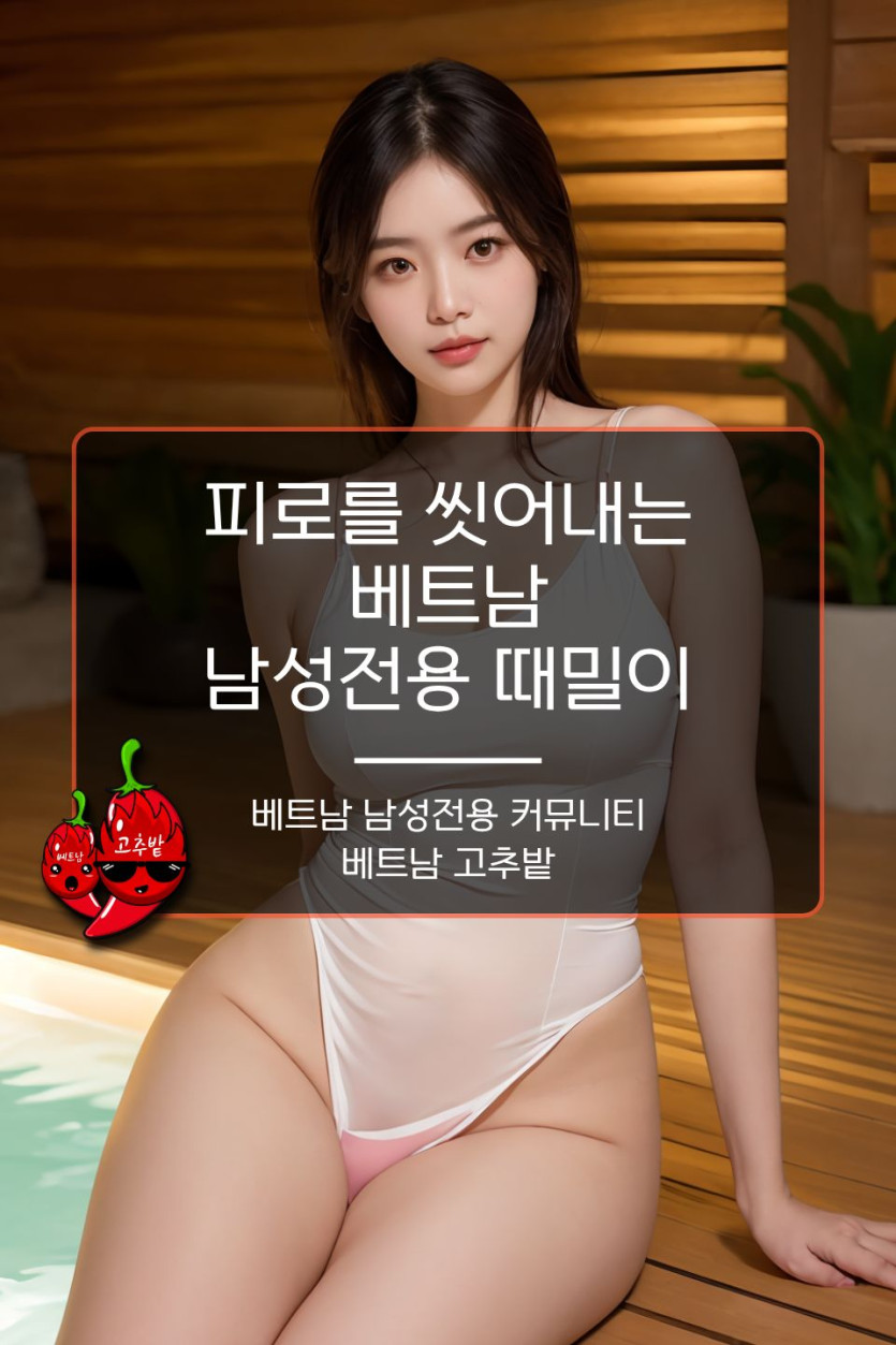 베트남 남성전용 때밀이 시설