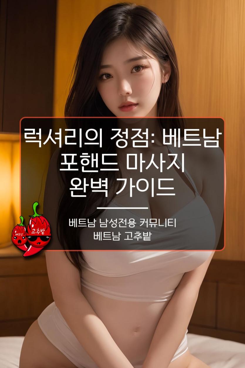 베트남 포핸드 마사지 서비스 장면