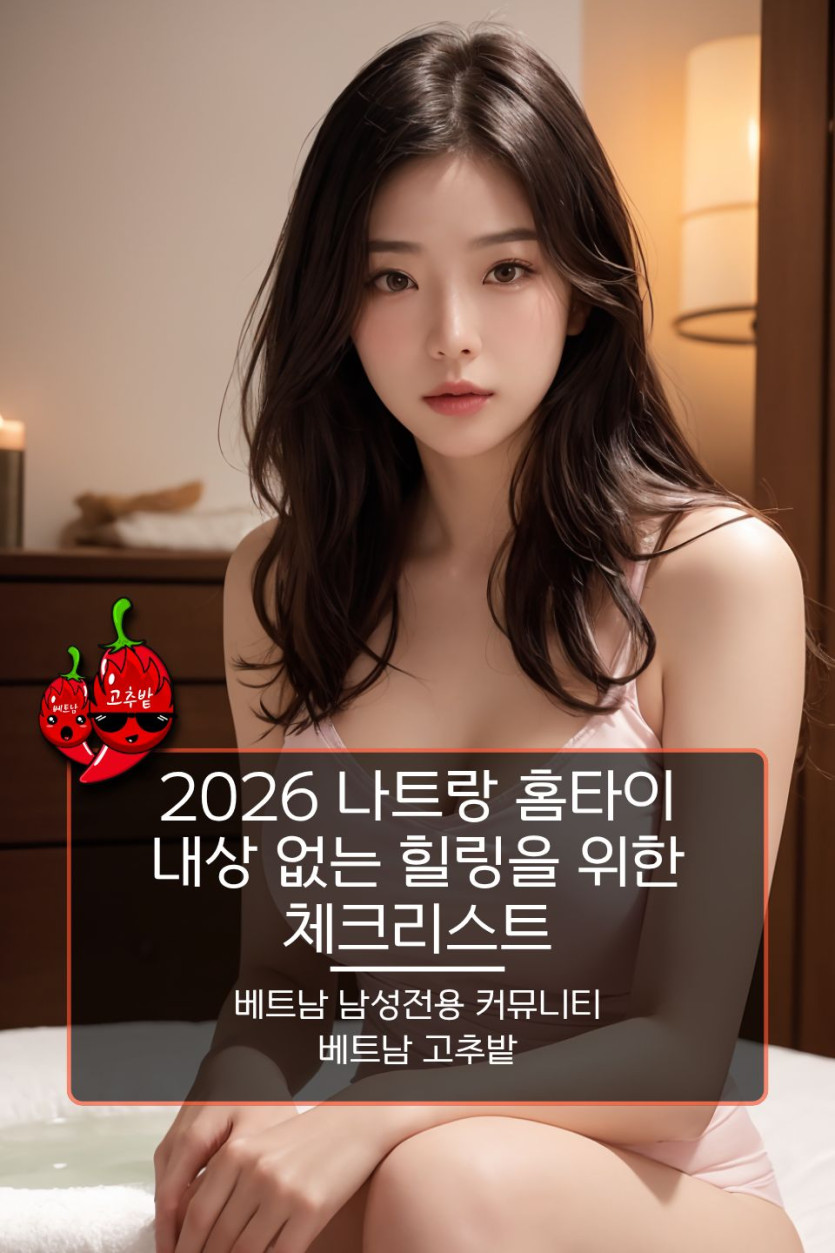 나트랑 홈케어 서비스 주의사항